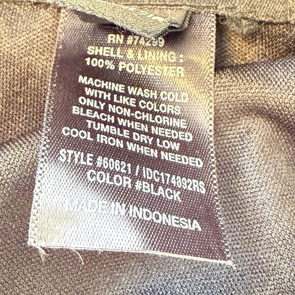 Enfocus Studio Black Floral Lace Cocktail Dress – Sheer Neckline & Ruffle Sleeve - Picture 8 of 8